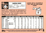 2018 Aaron Judge Topps Heritage ALL-STAR ROOKIE CUP #25 New York Yankees 2