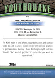 2024 Jayden Daniels Topps Chrome YOUTHQUAKE REFRACTOR ROOKIE RC #Y-3 Washington Commanders