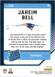 2024 Jaheim Bell Panini Donruss Optic RATED ROOKIE BLUE MOJO PRIZM 1/5 RC #238 New England Patriots