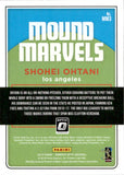 2018 Shohei Ohtani Panini Donruss Optic MOUND MARVELS ROOKIE RC #MM3 Los Angeles Angels