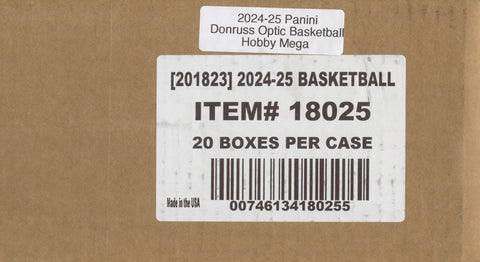2024-25 Panini Donruss Optic Basketball Hobby Mega, 20 Box Case