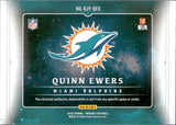 2025 Quinn Ewers Panini Origins ROOKIE JUMBO JERSEY RED 15/99 RC PATCH #RJY-QES Miami Dolphins