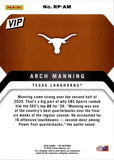 2026 Arch Manning Panini The National VIP RATED PROSPECT #RP-AM Texas Longhorns 2