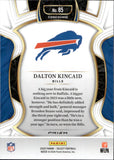 2025 Dalton Kincaid Panini Select CONCOURSE ZEBRA PRIZM #85 Buffalo Bills