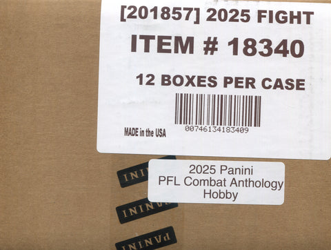 2025 Panini PFL Combat Abthology Hobby, 12 Box Case *RELEASES 10/5*