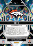 2024 Bo Nix Panini Prizm PRIZMATIC ROOKIE RC #11 Denver Broncos