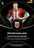 2026 Erling Haaland Panini Player Of The Day BLUE FOIL 4/50 #96 NORWAY MANCHESTER CITY