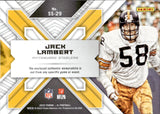 2022 Jack Lambert Panini XR SUMMIT JERSEY RELIC 21/49 #SS-29 Pittsburgh Steelers
