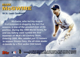 2000 Mark McGwire Topps Finest DREAM CAST #DC1 St. Louis Cardinals