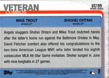 2019 Shohei Ohtani Mike Trout Topps UPDATE SERIES PACIFIC POWER OHTANI & TROUT CELEBRATE HOMER #US189 Anaheim Angels