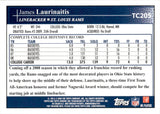 2009 James Laurinaitis Topps Chrome ROOKIE AUTOGRAPH RC AUTO #TC205 St. Louis Rams