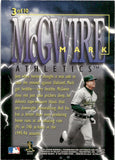 1997 Mark McGwire Fleer THUNDER CLAP #3 Oakland A's