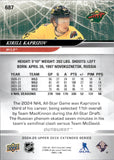 2024-25 Kirill Kaprizov Upper Deck EXTENDED SERIES OUTBURST #687 Minnesota Wild