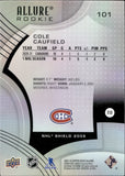 2021-22 Cole Caufield Upper Deck Allure ROOKIE NHL SHIELD 2005 RC #101 Montreal Canadiens 1