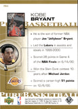 2000-01 Kobe Bryant Upper Deck PURE BASKETBALL #PB4 Los Angeles Lakers *NRMT EDGE & PRINT LINE*