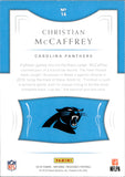 2018 Christian McCaffrey Panini National Treasures 57/99 #14 Carolina Panthers