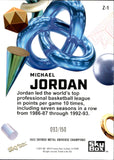 2022 Michael Jordan Skybox Metal Universe Champions Z-FORCE RAVE 93/150 #Z-1 Chicago Bulls