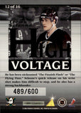 1996-97 Teemu Selanne Pinnacle Summit HIGH VOLTAGE MIRAGE 489/600 #12 Anaheim Mighty Ducks