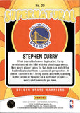 2023-24 Stephen Curry Panini Contenders SUPERNATURAL #20 Golden State Warriors