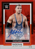 2026 Chad Gable Topps WWE National Convention RED REFRACTOR AUTO 1/5 AUTOGRAPH #WWE-38 Monday Night Raw