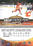 2025-26 Zayne Parekh Upper Deck SERIES ONE UD CANVAS YOUNG GUNS ROOKIE RC #C-96 Calgary Flames