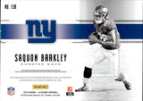 2018 Saquon Barkley Panini Illusions ROOKIE PATCH AUTO 75/100 RC AUTOGRAPH #138 New York Giants