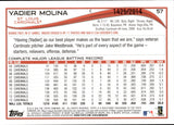 2014 Yadier Molina Topps GOLD 1425/2014 #57 St. Louis Cardinals