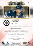2022-23 Nikolaj Ehlers Upper Deck Premier AUTOGRAPH AUTO #18 Winnipeg Jets