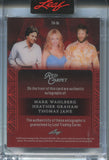 2025 Mark Wahlberg Heather Graham Thomas Jane Leaf Red Carpet BLACK FOIL TRIPLE AUTO 2/2 AUTOGRAPH #TA-16 Boogie Nights