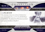 2008 Joe Flacco Donruss Threads ROOKIE COLLECTION MATERIALS 187/500 RC JERSEY #RCM-15 Baltimore Ravens