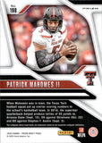 2025 Patrick Mahomes Panini Prizm Draft Picks RED ICE PRIZM #198 Kansas City Chiefs Texas Tech Red Raiders