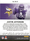 2023 Justin Jefferson Panini Donruss Elite SPELLBOUND F #SB-JJ3 Minnesota Vikings