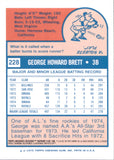 2001 George Brett Topps Archives Reserve 1975 TOPPS CHROME REFRACTOR REPRINT #9 Kansas City Royals