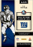 2017 Y.A. Tittle Panini Gold Standard GOLD JACKET SIGNATURES AUTOGRAPH 89/99 AUTO #GJ-YA New York Giants
