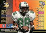 1998 Randy Moss Skybox Metal Universe ROOKIE RC #190 Minnesota Vikings
