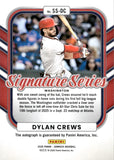 2026 Dylan Crews Panini Donruss SIGNATURE SERIES AUTOGRAPH AUTO #SS-DC Washington Nationals