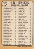 1968 Topps 1967 AMERICAN LEAGUE RBI LEADERS YASTRZEMSKI KILLEBREW ROBINSON #4 Red Sox Twins Orioles BV$15