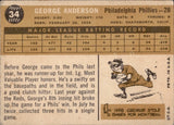 1960 George "Sparky" Anderson Topps #34 Philadelphia Phillies BV$60