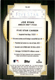 2022 Joe Ryan Topps Five Star ROOKIE AUTOGRAPH RC AUTO #FSA-JRY Minnesota Twins 2