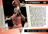 1992-93 Michael Jordan Upper Deck TRIPLE DOUBLE 3-D STANDOUTS HOLOGRAM #TD2 Chicago Bulls