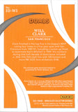2021 Will Clark Panini Immaculate Collection DUAL JERSEY BAT 7/25 #ID-WI San Francisco Giants
