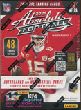 2025 Panini Absolute Football Hobby Blaster, 20 Box Case