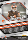 2025 Quinshon Judkins Panini Prizm PINK PRIZM AUTOGRAPH ROOKIE AUTO RC #313 Cleveland Browns
