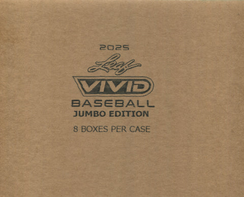2025 Leaf Vivid Baseball Jumbo, 8 Box Case *RELEASES 11/5*