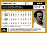 2002 Jimmy Rollins Topps Chrome GOLD REFRACTOR #164 Philadelphia Phillies