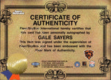 1999 Gale Sayers Fleer Sports Illustrated GREATS OF THE GAME AUTOGRAPH COLLECTION AUTO Chicago Bears