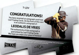 2024 Leodalis De Vries Leaf Metal TOP 100 BLUE MOJO AUTOGRAPH ROOKIE 2/7 AUTO RC #T-LDV San Diego Padres
