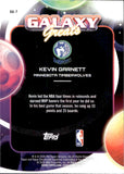 2025-26 Kevin Garnett Topps Cosmic Chrome GALAXY GREATS GREEN SPACE DUST 24/75 #GG-7 Minnesota Timberwolves