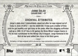 2015 Jorge Soler Topps Museum Collection ARCHIVAL AUTOGRAPH 275/399 AUTO #AA-JS Chicago Cubs