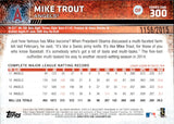 2015 Mike Trout Topps Series One GOLD 1158/2015 #300 Anaheim Angels